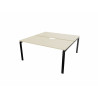 Bureau bench 2 personnes avec encoche Producteo