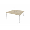 Bureau bench 2 personnes avec encoche Producteo