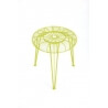 Tabouret design en métal laqué vert Spydo