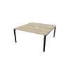 Bureau bench 2 personnes avec encoche Producteo