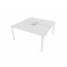 Bureau bench 2 personnes avec trappe Soft Closing Producteo