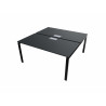 Bureau bench 2 personnes avec trappe Soft Closing Producteo