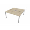 Bureau bench 2 personnes avec trappe Soft Closing Producteo