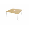 Bureau bench 2 personnes avec encoche Activity