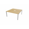 Bureau bench 2 personnes avec encoche Activity