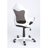 Fauteuil de bureau design noir et blanc Yak