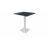 Table mange-debout carrée 80x80 cm Moka