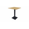Table mange-debout carrée 80x80 cm Moka