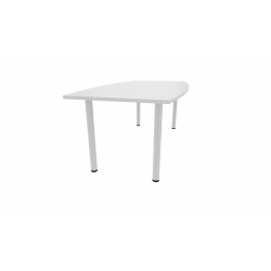 Table de réunion tonneau 4 pieds Moka