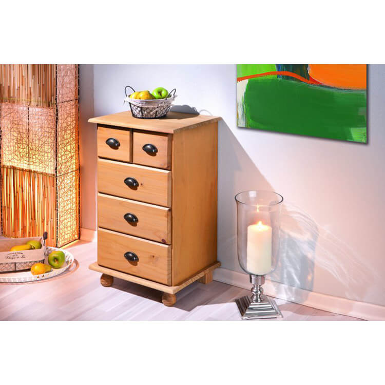 Tiroirs Chêne Commode Contemporaine 5 Coloris Apothicaire Julius A34Rq5cjLS