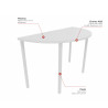 Table d'extension demi-lune Zitto