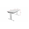 Table pliable rectangulaire modulable Actual