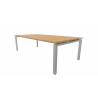 Table de réunion contemporaine carrée 120 cm Zelda