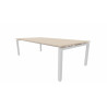 Table de réunion contemporaine carrée 120 cm Zelda