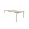 Table de réunion contemporaine carrée 120 cm Zelda