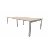 Table de réunion contemporaine carrée 120 cm Zelda