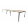 Table de réunion contemporaine carrée 120 cm Zelda