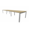 Table de réunion contemporaine carrée 120 cm Zelda