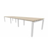 Table de réunion contemporaine carrée 120 cm Zelda