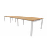 Table de réunion contemporaine carrée 120 cm Zelda