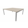 Bureau bench contemporain 2 personnes Zelda