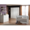 Lit bébé contemporain coloris blanc Elara