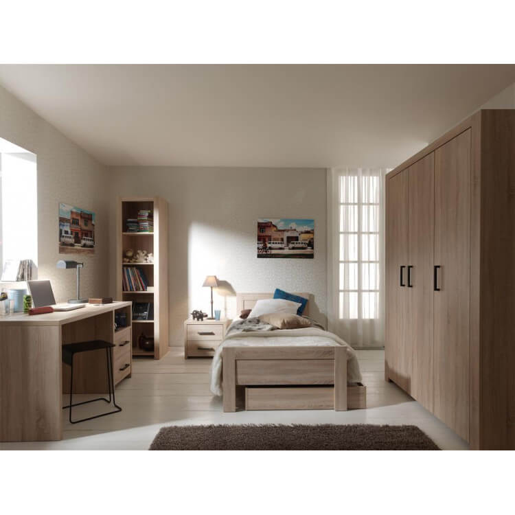 Chambre enfant contemporaine chêne clair Blandine II