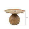 Table basse ronde en acacia massif naturel Ø 60 cm Amazonie