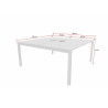 Bureau bench 2 personnes avec Top Access Skyline