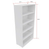 Etagère de rangement ouverte largeur 80 cm Archiva