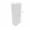 Armoire de rangement largeur 80 cm Archiva