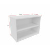 Etagère de rangement ouverte largeur 100 cm Archiva