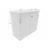 Armoire basse de rangement largeur 120 cm Archiva