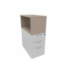 Caisson de rangement hauteur bureau avec Top Box Cosito