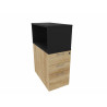 Caisson de rangement hauteur bureau avec Top Box Cosito