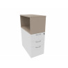 Caisson de rangement hauteur bureau avec Top Box Cosito