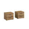 Lot de 2 chevets contemporains Floraly