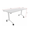 Table droite mobile abattante Fenix