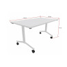 Table droite mobile abattante Fenix