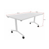 Table droite mobile abattante Fenix