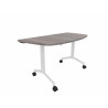 Table demi-lune mobile abattante Fenix