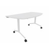 Table demi-lune mobile abattante Fenix