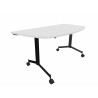 Table demi-lune mobile abattante Fenix