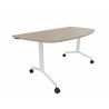 Table demi-lune mobile abattante Fenix