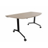 Table demi-lune mobile abattante Fenix