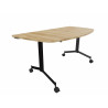 Table demi-lune mobile abattante Fenix