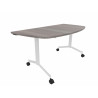 Table demi-lune mobile abattante Fenix