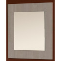 Miroir carré contemporain chêne clair Marijo