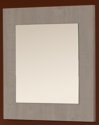 Miroir carré contemporain coloris marron Maxime