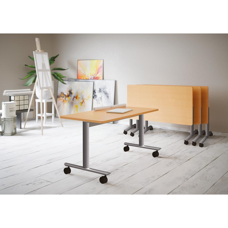 Table droite mobile abattante Lorraine